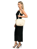 Borse Borsa a tracolla Erica beige in vera pelle