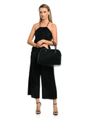 Anna Luchini Geanta de mana  Gloria piele naturala Negru