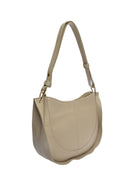 Borse Borsa a tracolla Sorina in pelle naturale color talpa