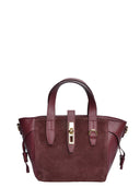 Isabella Rhea Geanta de mana  Teodora piele naturala Bordo