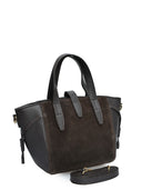 Isabella Rhea Geanta de mana  Teodora piele naturala cioccolatiu