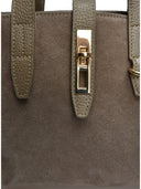 Isabella Rhea Geanta de mana  Teodora piele naturala Taupe