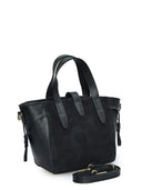 Isabella Rhea Geanta de mana  Teodora piele naturala Negru