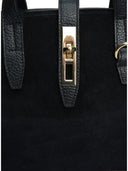 Isabella Rhea Geanta de mana  Teodora piele naturala Negru