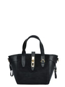 Isabella Rhea Geanta de mana  Teodora piele naturala Negru