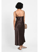 Rochie midi satin-effect Maro