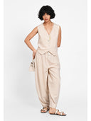 Pantaloni relaxed Bej