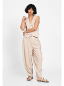 Pantaloni relaxed Bej