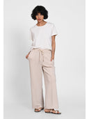 Pantaloni wide-leg Bej