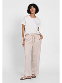 Pantaloni wide-leg Bej
